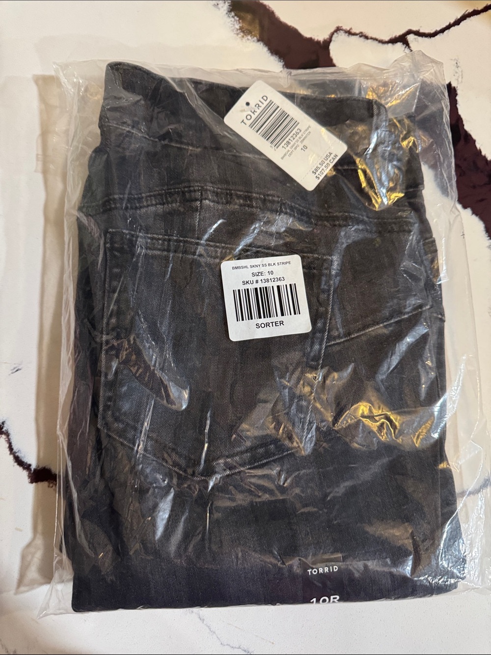 🍎🆕Torrid🚺Bombshell Black Skinny Jeans - Picture 11 of 12